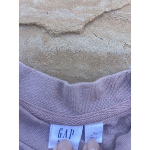 GAP Youth Girl's Small 6-7 Sweatshirt Peanuts Light Purple Fleece Graphic Crew - Picture 2 of 3